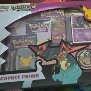Pokemon Dragapult Prime Collection with Purple and Yellow Accents